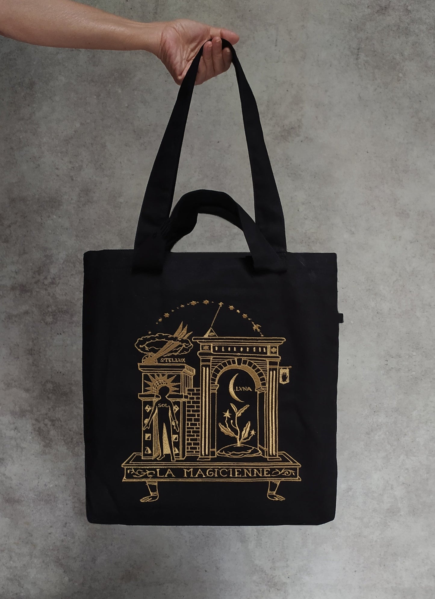 The Magician's Embroidered Tote Bag