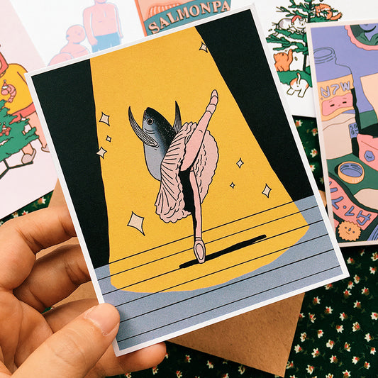 Ballet Tuna Postcard