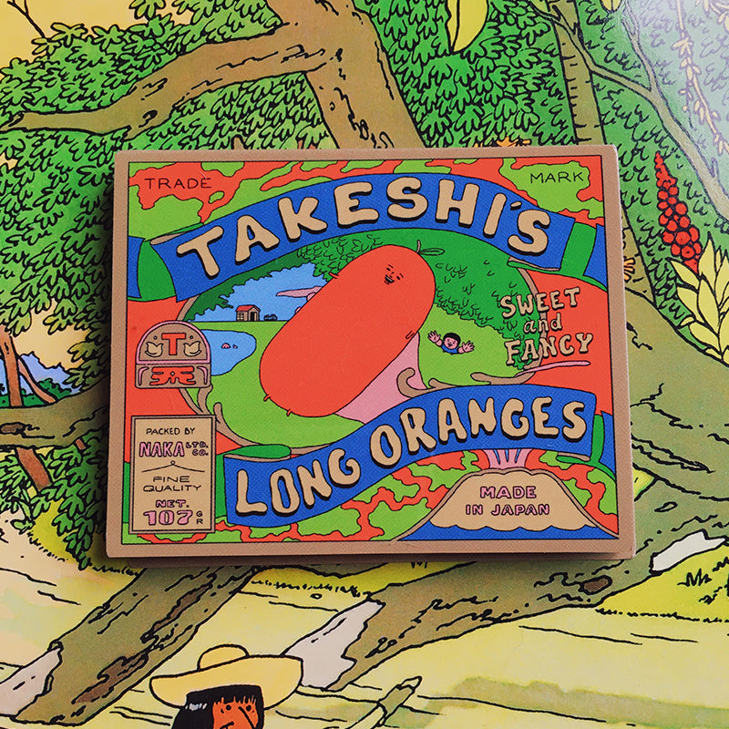 Takeshi's Long Oranges Sticker