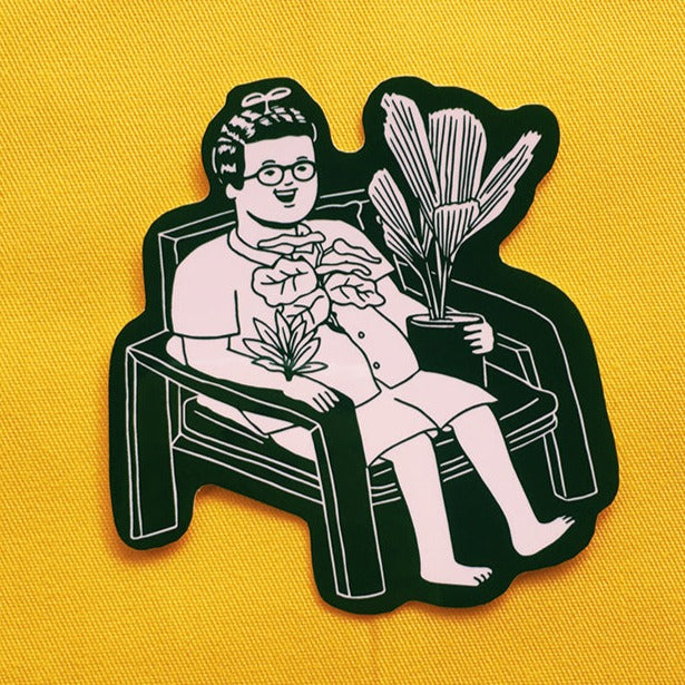 Plant Person Sticker