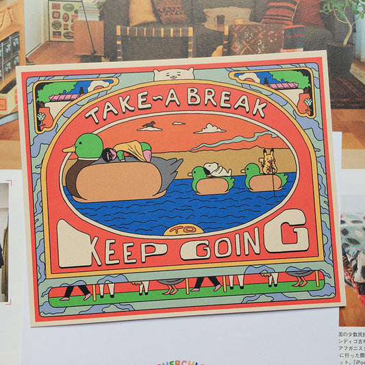 Take a Break Greeting Card