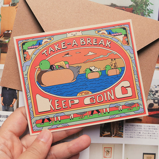 Take a Break Greeting Card