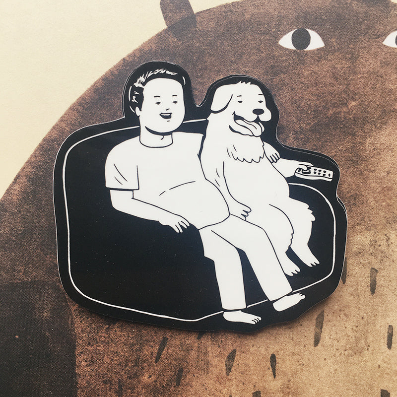 Dog Person Sticker