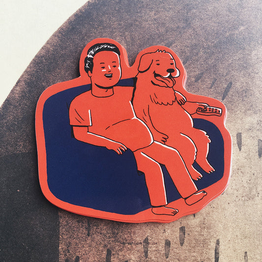 Dog Person Sticker