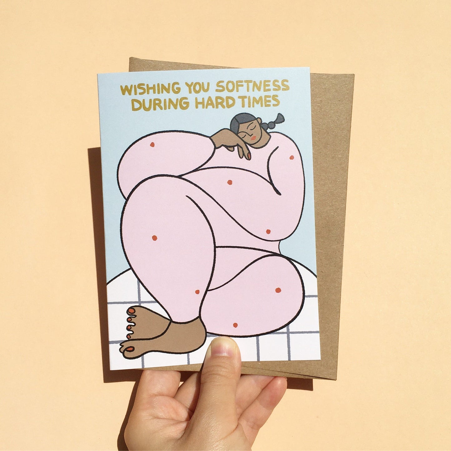 Softness During Hard Times Greeting Card