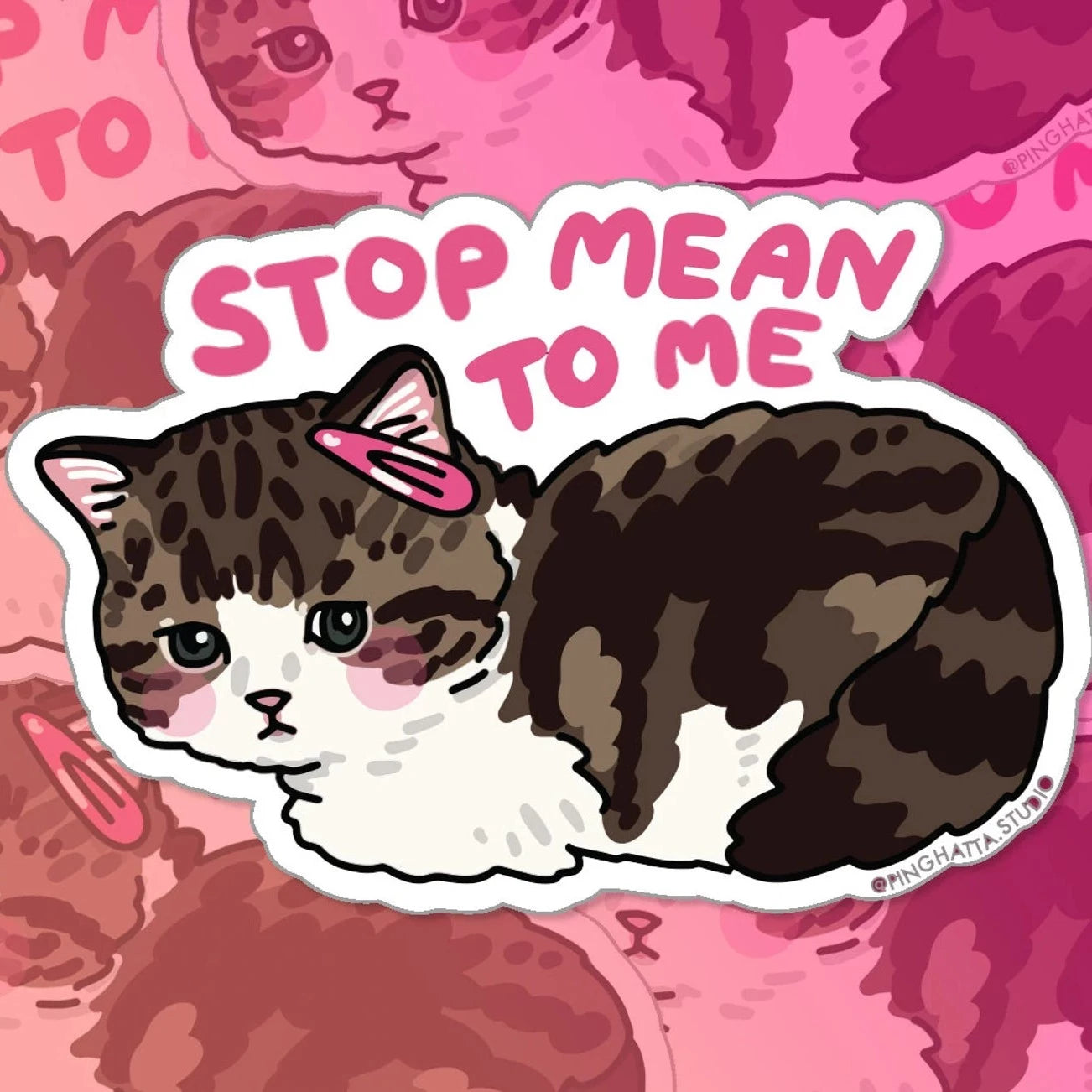 Stop Mean To Me Sticker