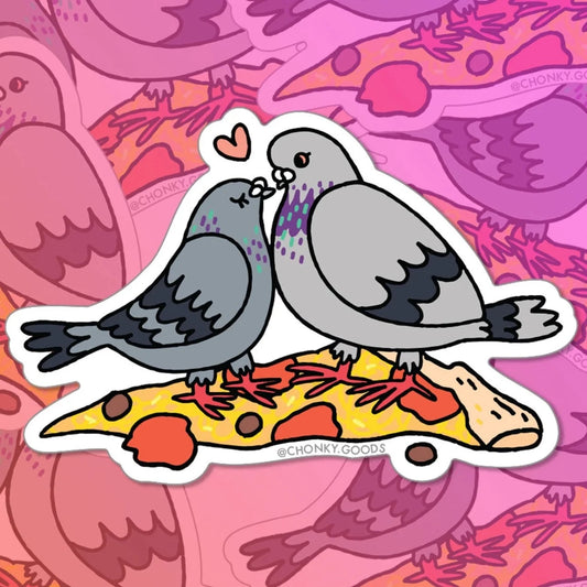 Pigeon Love Sticker