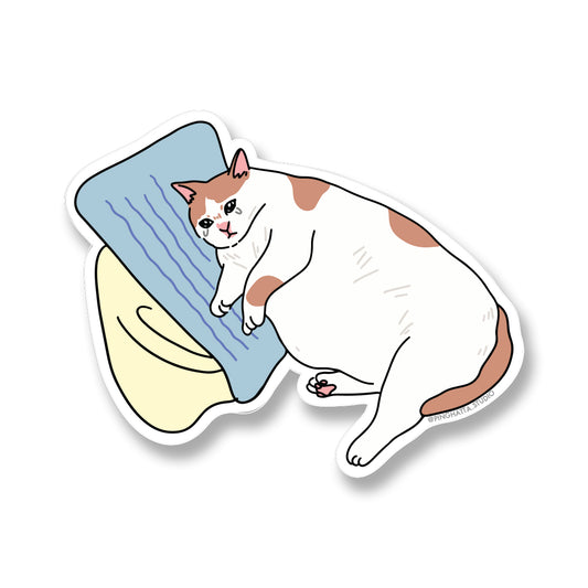 Crying Cat Sticker