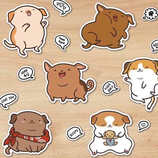 CFCFCartoon x Wormhole FUNDRAISER: Cute Chonky Dogs - Love The Voiceless